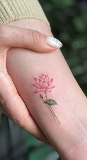 37 Trendy Lotus Flower Tattoos, Ideas, & Meanings - Tattoo Me Now