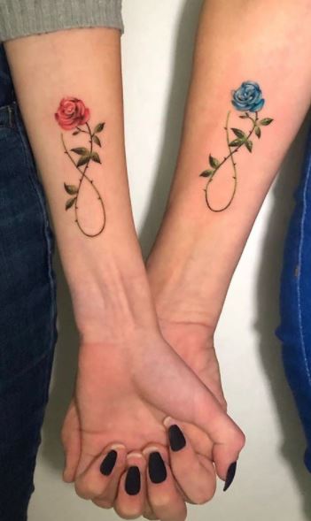 25 Fascinating Matching Sister Tattoos (Timeless) | Bridal Shower 101