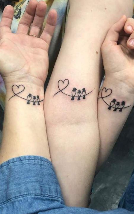 Share more than 83 sister tattoos for three latest - thtantai2