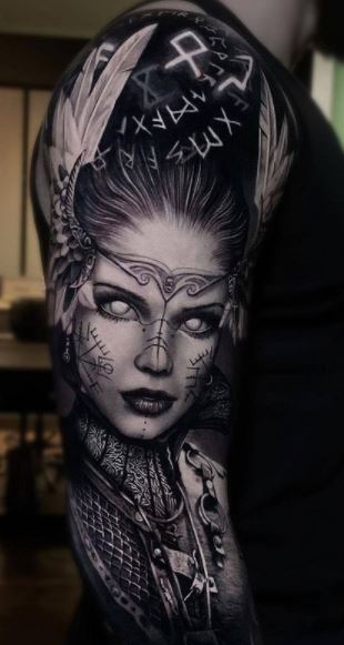 Top 30 Valkyrie Tattoos  Popular Valkyrie Tattoo Designs  Ideas