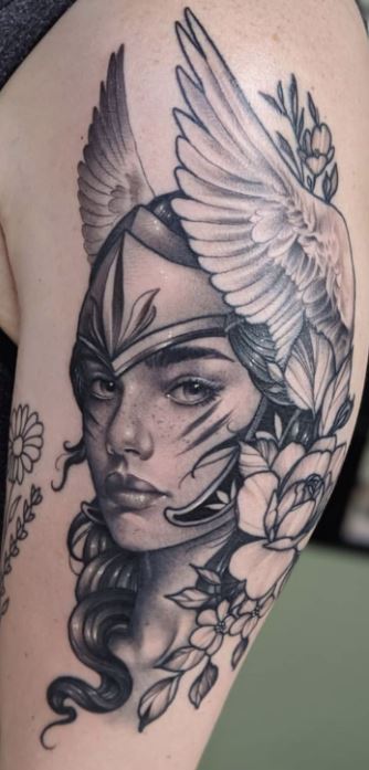35 Amazing Valkyrie Tattoos That You Must See - Tattoo Me Now