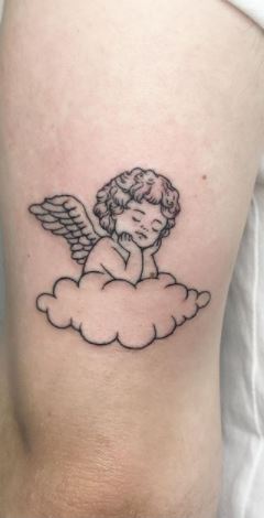 Baby Angel Tattoos  Tattoo Designs Ideas  Meaning  Tattoo Me Now