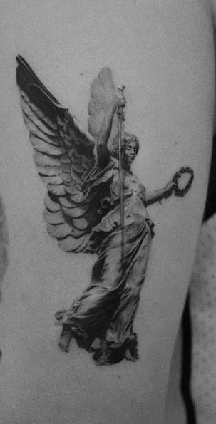 angel statue tattoo ideasTikTok Search