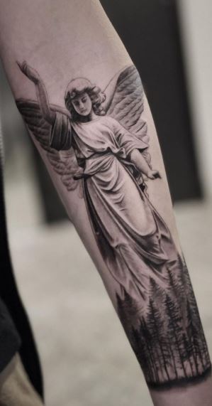 103 Guardian Angel Tattoos for Men [2024 Inspiration Guide] | Guardian angel  tattoo, Angel tattoo men, Angel tattoo for women