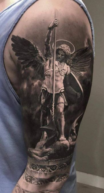 49 Beautiful Shoulder Angel Tattoos