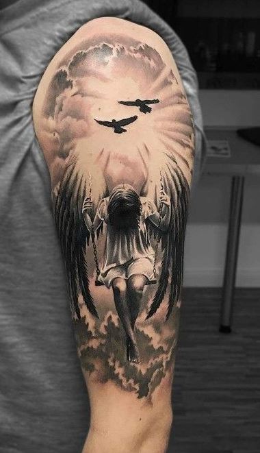 50 Best Angel Tattoos For Men Ideas And Designs 2023  FashionBeans