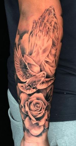 Tattoo uploaded by Bishops Domain tattoo  Pocketwatch rose dove   Tattoodo