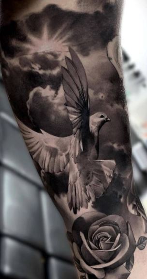 100 Peace Dove Tattoos For Guys 2023 Realistic Designs