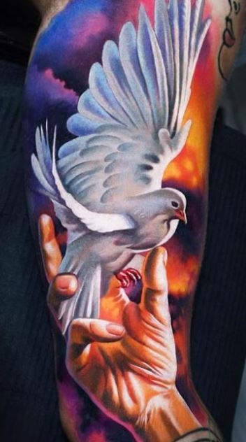 133 Gorgeous Dove Tattoos With Distinctive Styles To Enhance Looks   Psycho Tats