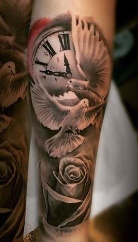 Share 70+ dove and rose tattoo best - esthdonghoadian