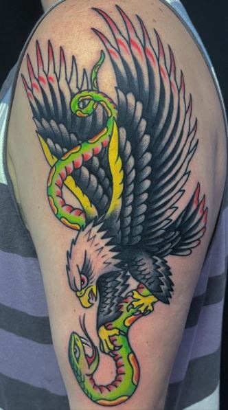 Eagle Tattoos For Men 2023: 132 Unique Styles - DMARGE