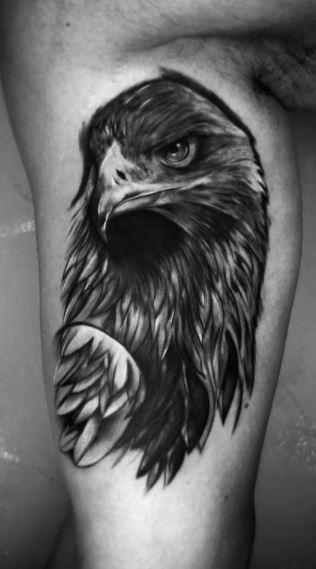 Tattoo Realism  Realistic Tiger  Eagle Tattoo Cover Up By Sunny  Bhanushali at Aliens Tattoo  YouTube