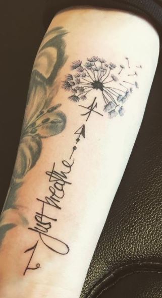 Tattoo design Dandelion Just Dandelion Breathe Arrow Yoga PUZZLE BOOK   100x SUDOKU EASY  Funny dandelion spring