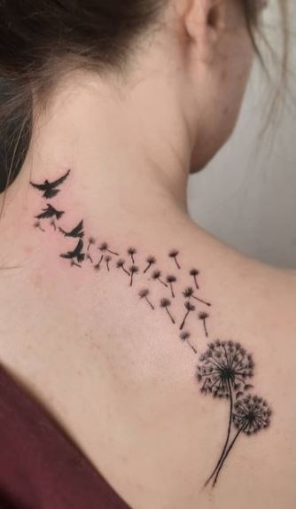 Top 10 Best Dandelion Tattoos and Meanings  Styles At Life