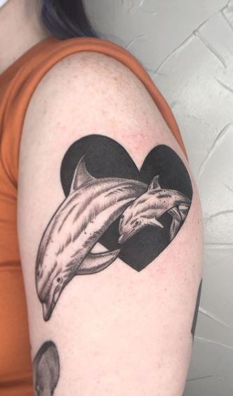 The Legendary Meaning of Dolphin Tattoos  TatRing