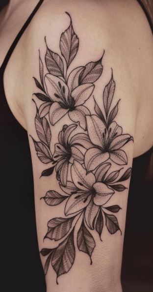 25 Realistic Lily Tattoo Designs for a Lifelike Touch