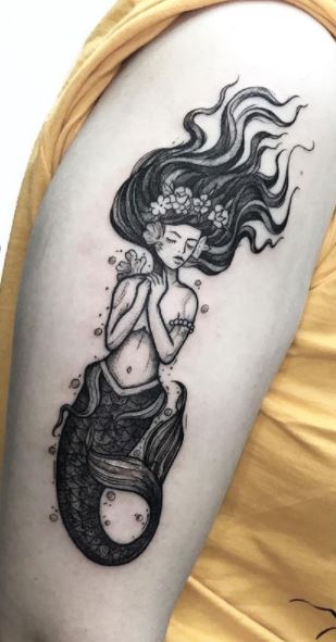 75 Trendy Mermaid Tattoos You Must See - Tattoo Me Now 75 Trendy Mermaid Tattoos You Must See - Tattoo Me Now