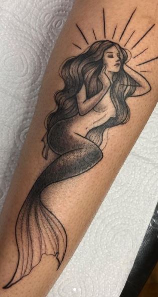 Water ocean mermaid tattoos  Water tattoo Mermaid tattoo designs Ocean  tattoos