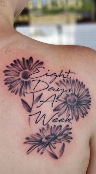Daisy Tattoo On Shoulder  Tattoo Designs Tattoo Pictures