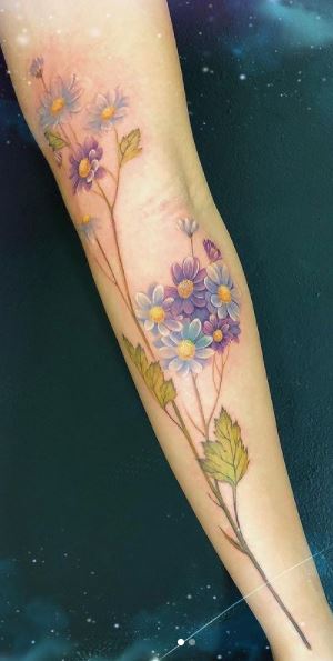 50 Cheerful Daisy Tattoos You Must See - Tattoo Me Now