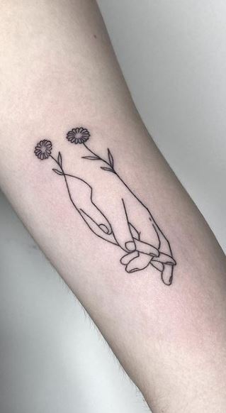 Inked Magazine on Instagram He loves mehe loves me not  Tattoo by  flowersforyourhead  Tap the link in bio for more cute flower tattoos