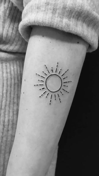 Sun Tattoo Fun Fact The image of the suns light is often symbolic of  health while the rays commonly symbolize healing Most widely  Instagram