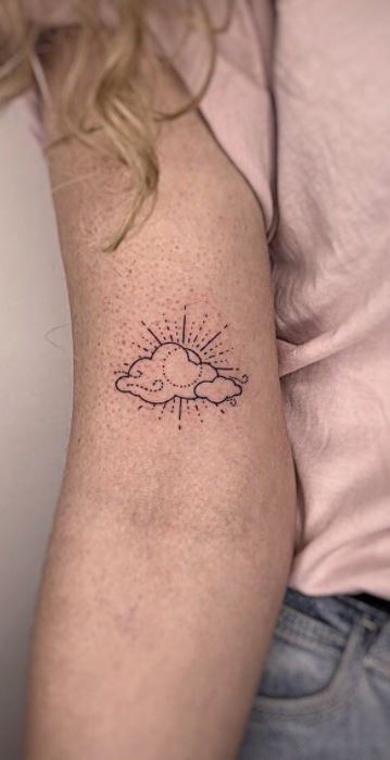 140 Beautiful Cloud Tattoos Designs With Meanings 2023  TattoosBoyGirl