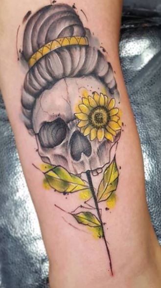 15 Marvelous Sunflower Tattoo Designs To Consider Before Getting Inked   Psycho Tats