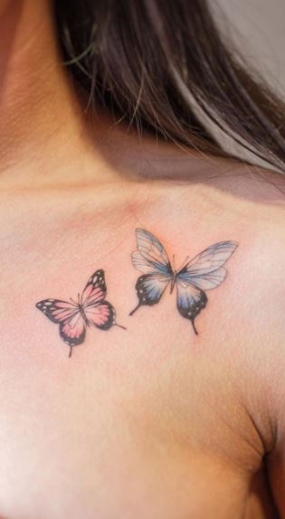 Old Empire Tattoo  Super cute butterfly tattoo non our clients collarbone  Thank you so much for coming in oldempiretattoo  butterflytattoo  daintytattoo oldempiretattoostudio blackandgreytattooartist tattoo   Facebook