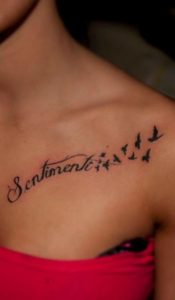65 Amazing Collarbone Tattoos, Designs, Aftercare - Tattoo Me Now