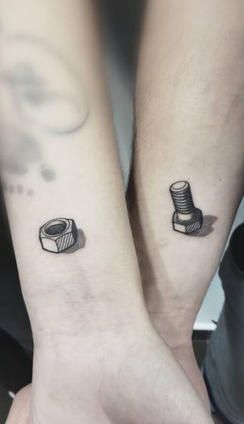 162 Unique Tattoos For Couples BFFs and Sisters