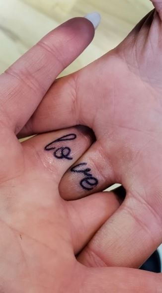 Matching Finger Tats | 50 Tiny Friendship Tattoos You Won't Regret, Even If  You Lose Touch | POPSUGAR Beauty UK Photo 34