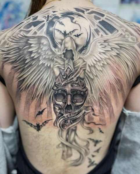 Fallen Angel Tattoos - What's their Meaning? Plus Ideas & Photos