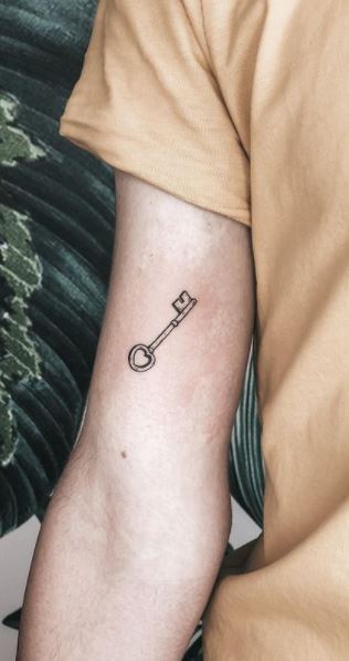 60 Key Tattoos For Men  Unlock Masculine Design Ideas