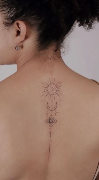 64 Cool and Contemporary Spine Tattoos Ideas