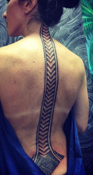 65 Trendy Spine Tattoos, Designs, & Ideas - Tattoo Me Now