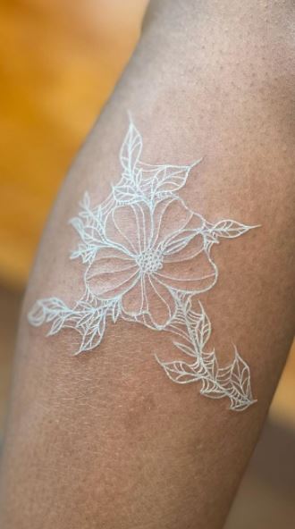 White lace tattoos  Tattoo for a week