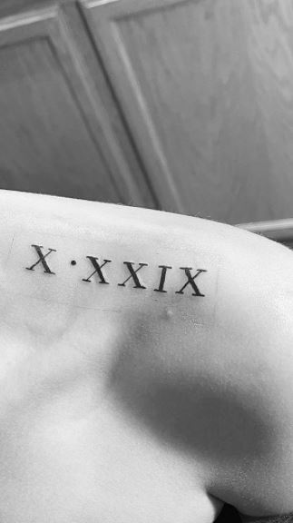 50 Sensational Roman Numeral Tattoos! - Tattoo Me Now 50 Sensational Roman Numeral Tattoos! - Tattoo Me Now