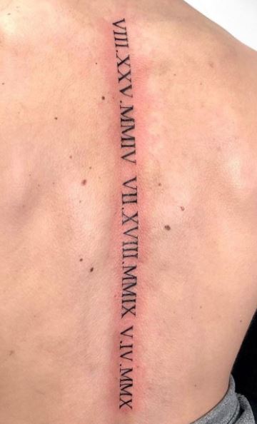 260 Best Roman Numeral Tattoos 2023 Font Styles  Numbers Designs