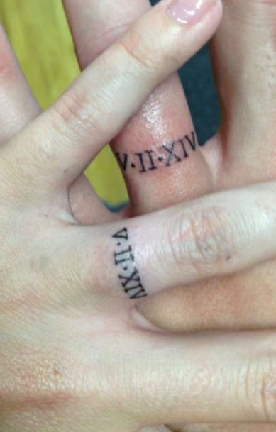Roman Numeral Ring Tattoo 2024 favors