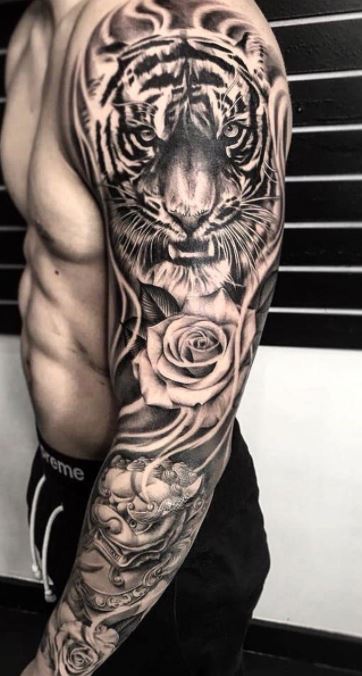 12 Tiger Thigh Tattoo Ideas That Will Blow Your Mind  alexie