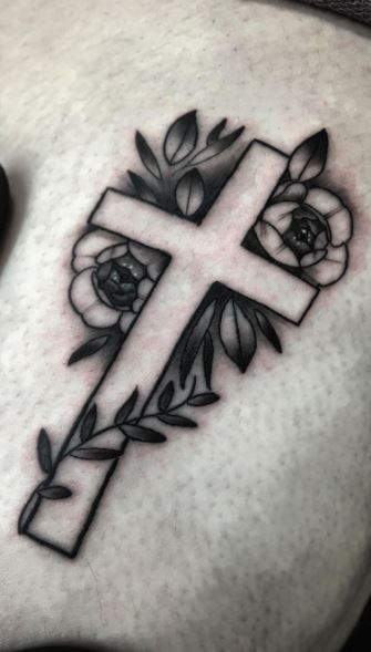 Cross Shadow Temporary Tattoo - Set of 3 – Little Tattoos