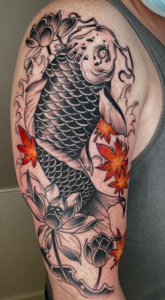 55 Best Koi Fish Tattoos Designs  Meanings 2023