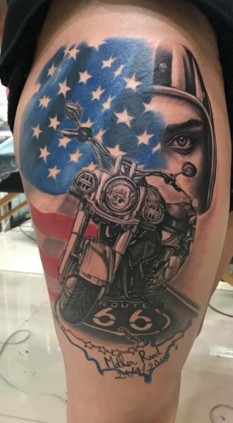 Motorcycle tattoo 02