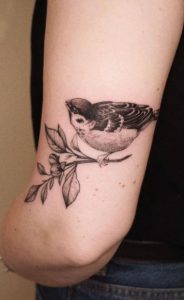 50 Cute Sparrow Tattoos, Designs, Ideas & Meanings - Tattoo Me Now
