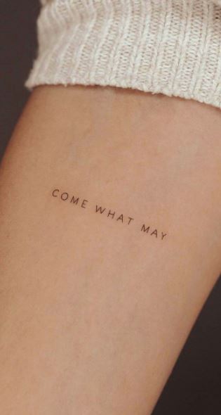 Quotes Tattoos Are the Permanent Motivation Youll Want to Wear   StyleCaster