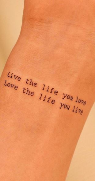 50 Inspirational Quote Tattoos to Consider