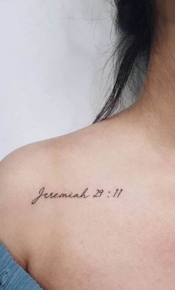 Pin by Devin Giles on Tattoos  Jeremiah 29 11 tattoo Verse tattoos Wrist  tattoos