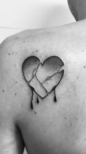 Broken Heart Tattoo Ideas to Tell Your Sad Love Story  InkMatch