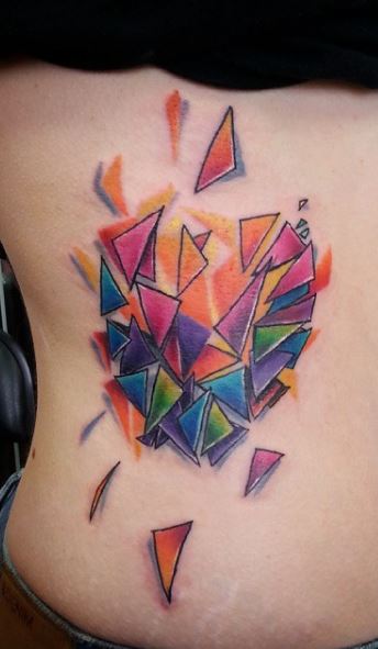 8 Sharp Broken Glass Tattoos • Tattoodo